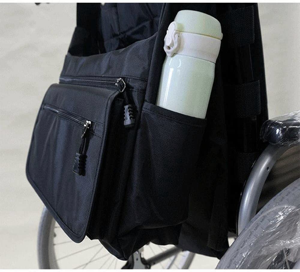 Multifunzionale Borsa per Sedia a Rotelle, Borsa di Stoccaggio per Sedia a Rotelle per Il Trasporto Borsa da Viaggio Accessori per Carrozzine Manuali Ed Elettriche