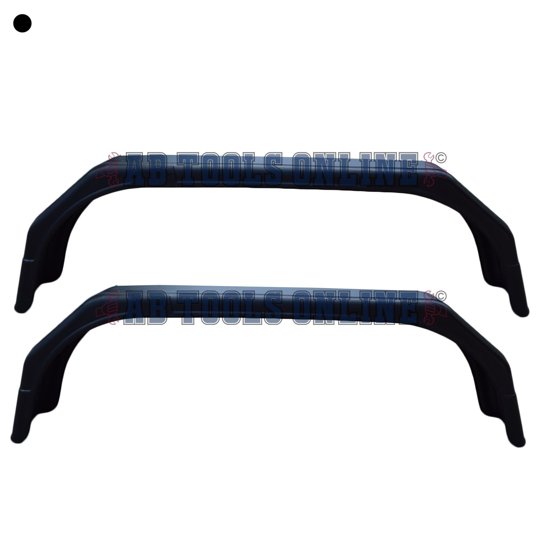 AB Tools Przyczepa podwójna oś błotnik tandem błotnik skrzydła błotnik na koła 13 cm x 17 cm para