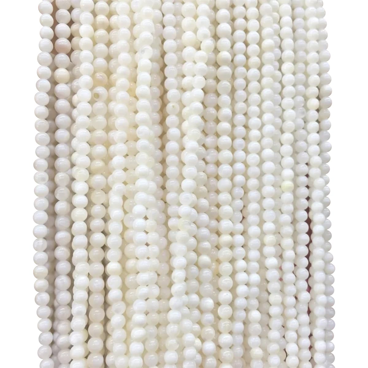 Perles en coquillage naturel 10mm pour fabriquer vos bijoux d'été personnalisés