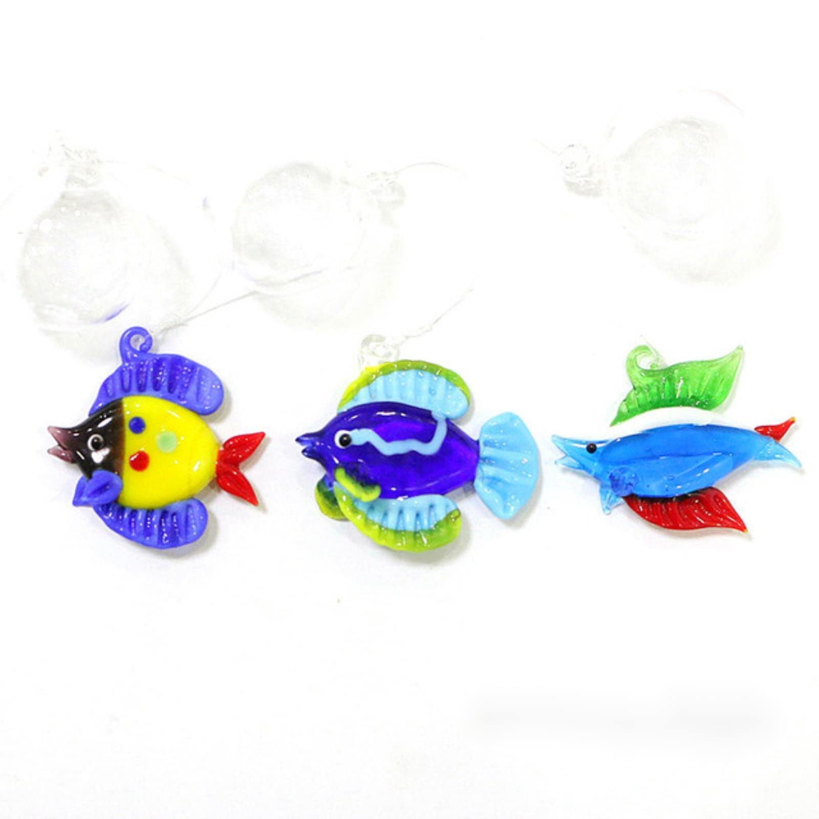 100 Stück Bunte Mini-Fischfiguren Aus Kunstharz - Glänzende Deko-Fische Für Garten, Aquarium, Blumentöpfe & Mehr