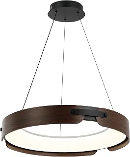 Lucea Aisa 58'lik Ledli Siyah Avize 95W 3000-6000K