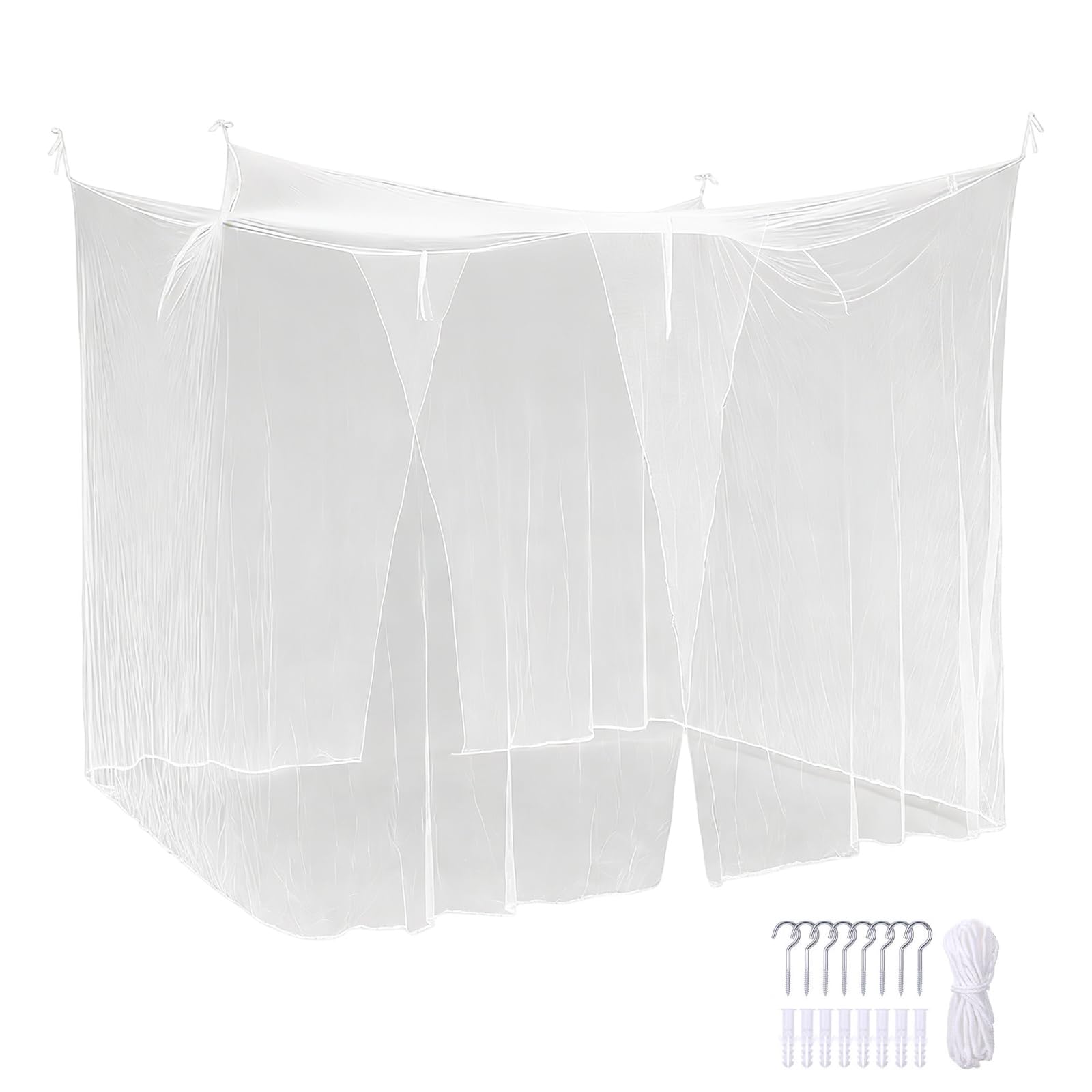 Culicid Net Large Outdoor Mosquitoes Netting Camping Tent Polyester Texture Suitable for Camping Picnics Outdoor Net