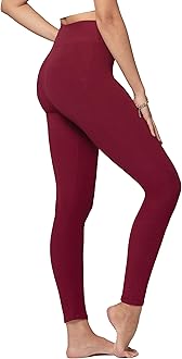 High Waisted Ultra Soft Leggings for Women - Full Length, Capri Length and Biker Shorts - Available in Plus Size