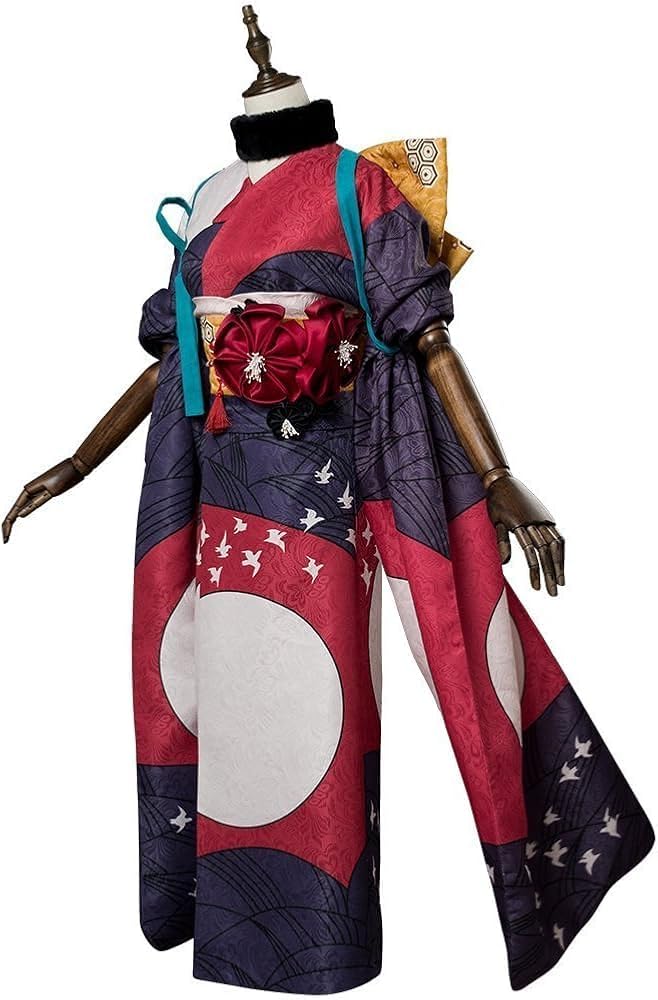 FGO 葛飾北斎　コスプレ衣装　ウィッグ　武器つき Amazon.co.jp: 「Fate/Grand Order」九周年！英霊博装：葛飾北斎