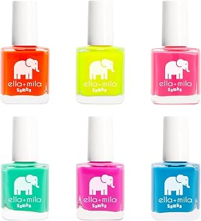 ella+mila Nail Polish Set – Samba Collection 6-Pack – Quick Dry, Chip-Resistant & 17-Free Vegan Polish – Long-Lasting Shine, Made in USA