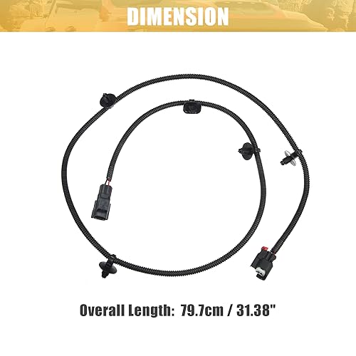 Miniatura 3 de X AUTOHAUX Reemplazo de arnés de cableado de luz para debajo del capó del automóvil 68090861AA para Dodge para Ram 2012-2017
