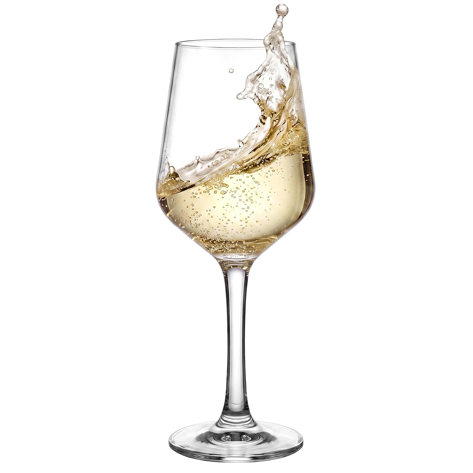 Set of 1 Unbreakable Acrylic Wine Glasses, 15 oz Clear Reusable