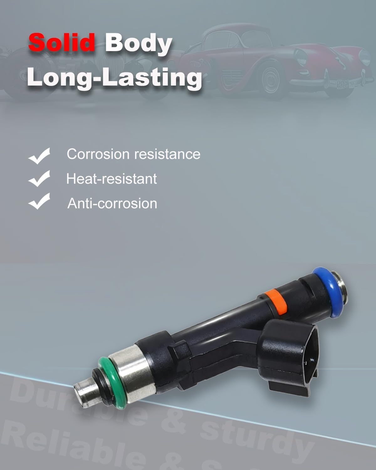 8-Count Fuel Injector Compatible with Ford E-150, E-250, E-350, E-450 Club Wagon Super Duty 2004-2009, Expedition 2003-2004 - V8 5.4L - Gas, Flex & CNG Replacement for 0280158001 822-11167
