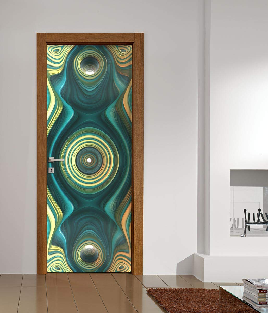 aadiprint Door Sticker ll PVC Vinyl ll Decor Kitchen Door ll Bathroom ...