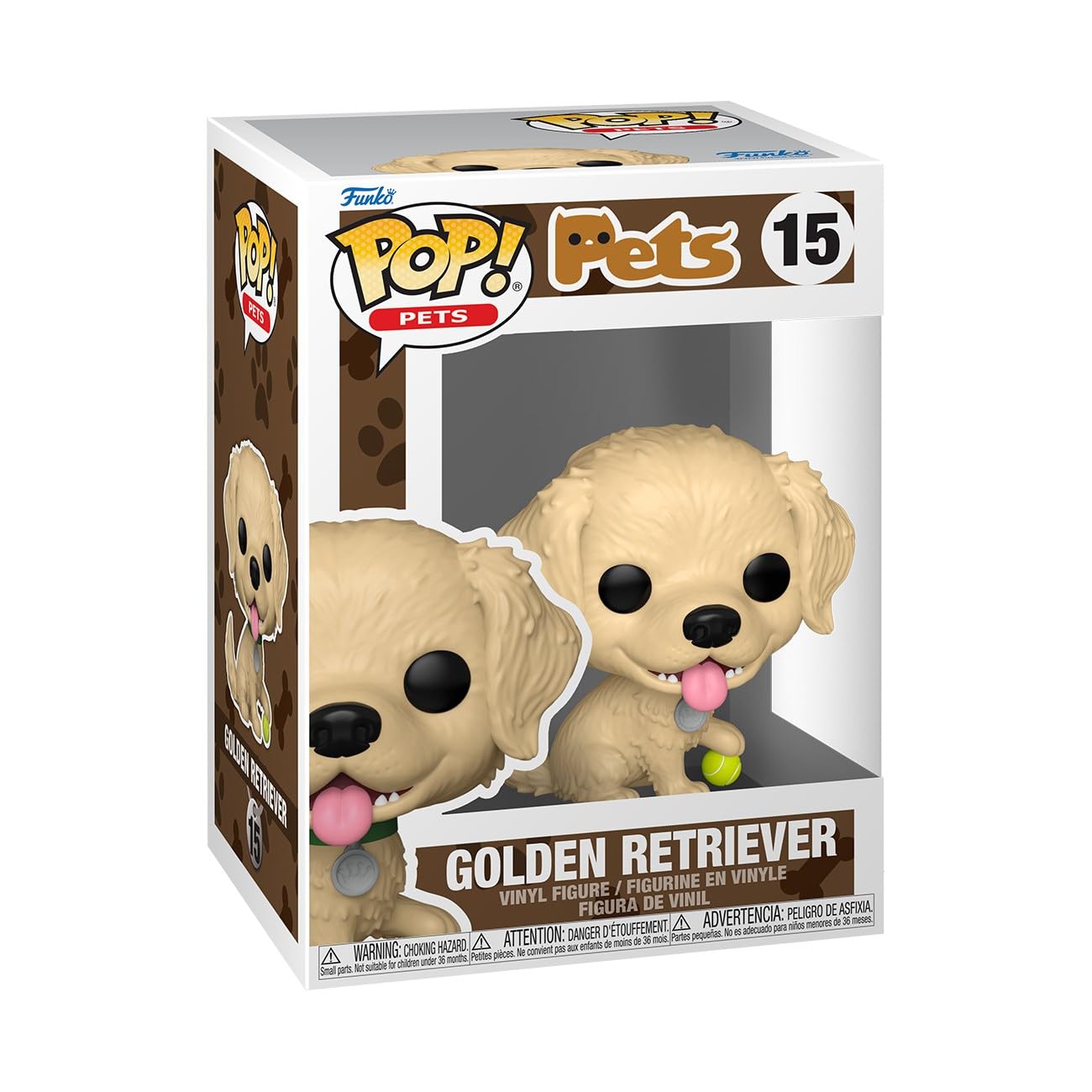 Funko POP! Pets: Golden Retriever, Collectable Vinyl Figure, Gift Idea, Official Merchandise, Toys For Kids & Adults