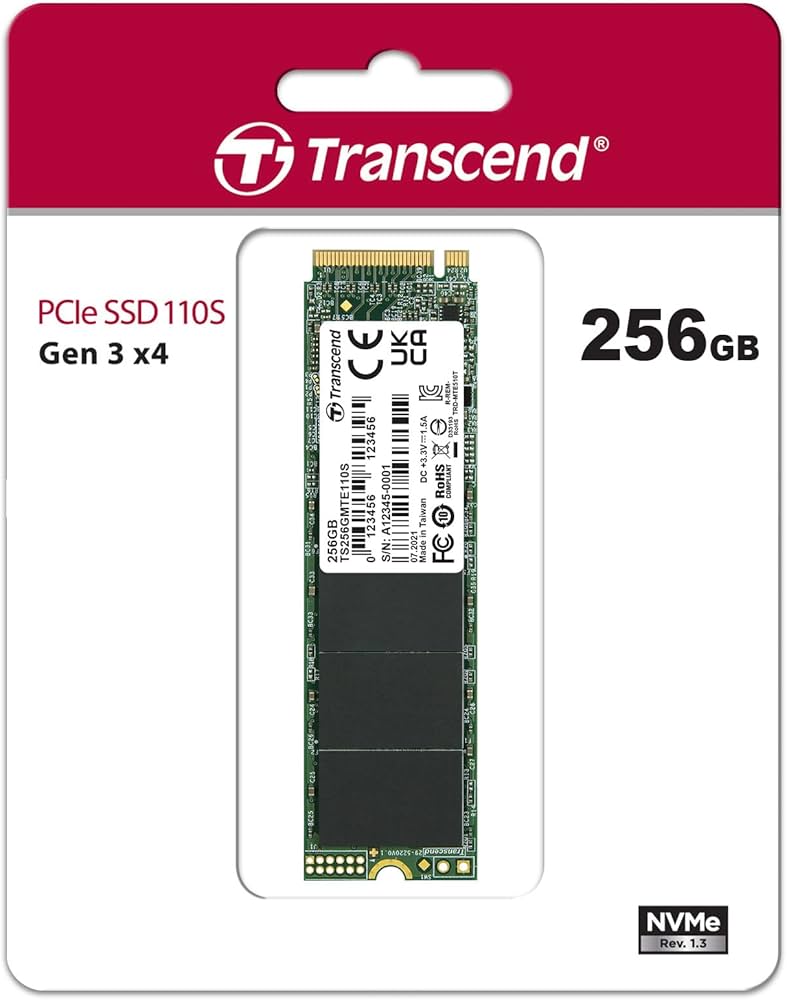 Amazon | トランセンドジャパン Transcend PCIe M.2 SSD (2280) 256GB
