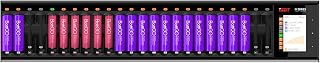 ISDT N24 LCD Display AAA Battery Charger, 24-Bay USB C 1.5 Hour Fast Charger for Rechargeable AA Ni-MH/CD LiHv LiFePO4 Battery Dis-Charging Household Using Basic Charger