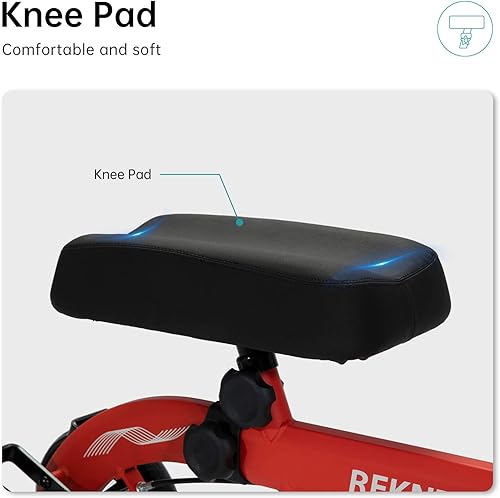 Miniatura 7 de ELENKER Rodillera de mejor valor con ruedas delanteras de 10 pulgadas orientable alternativa de muleta de scooter médico con sistema de frenado dual