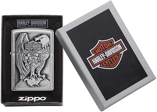 Miniatura 5 de Zippo encendedor de bolsillo con el águila de Harley-Davidson