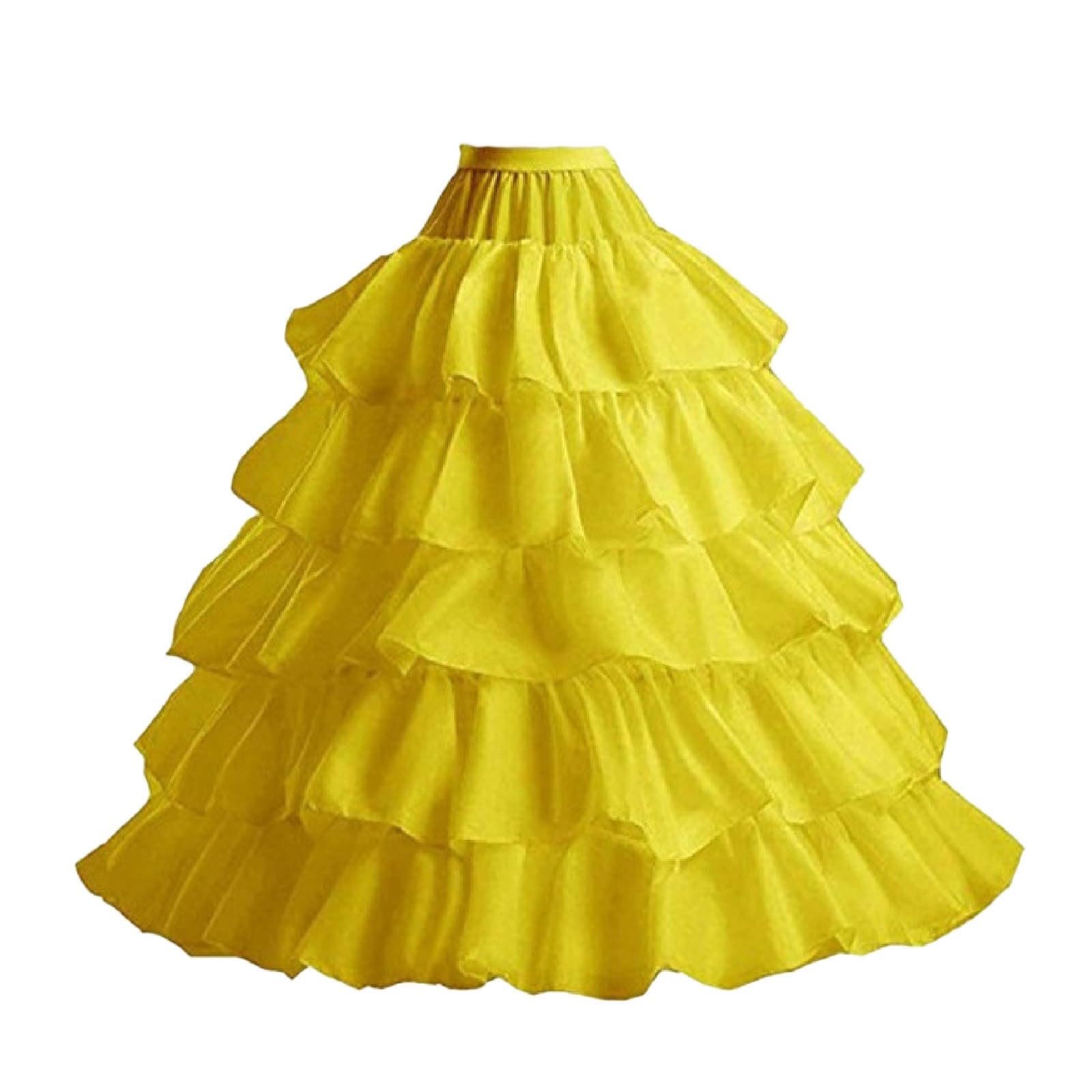 Damen Tutu Klassisch Rock Ballett Tüllrock Petticoat Unterrock Tütü Röcke Tüll mit Bogen 50er Ballet Elastisch Tanzrock Tanzkleid Ballkleid Karneval Kostüme Tanzen Mädchen Tanzröcke