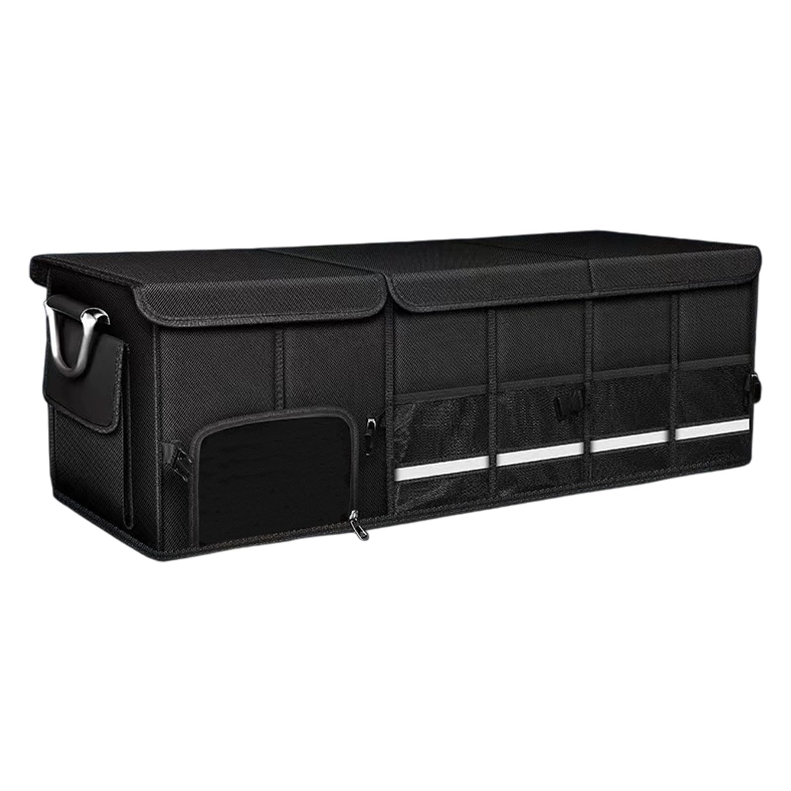 Organizadores plegables para maletero de coche, caja de almacenamiento de tela Oxford, contenedor de almacenamiento grande para acampar/pesca, organizadores aislados para maletero de coche