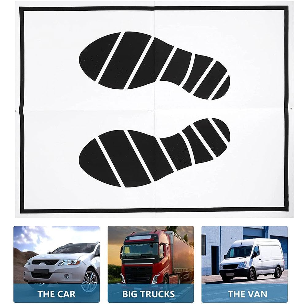 Paper Floor Mat 25 50 100pcs Car Mats Interior Automotive Printing Papers Protector for Home 50x38cm 19 65x14 — view 8