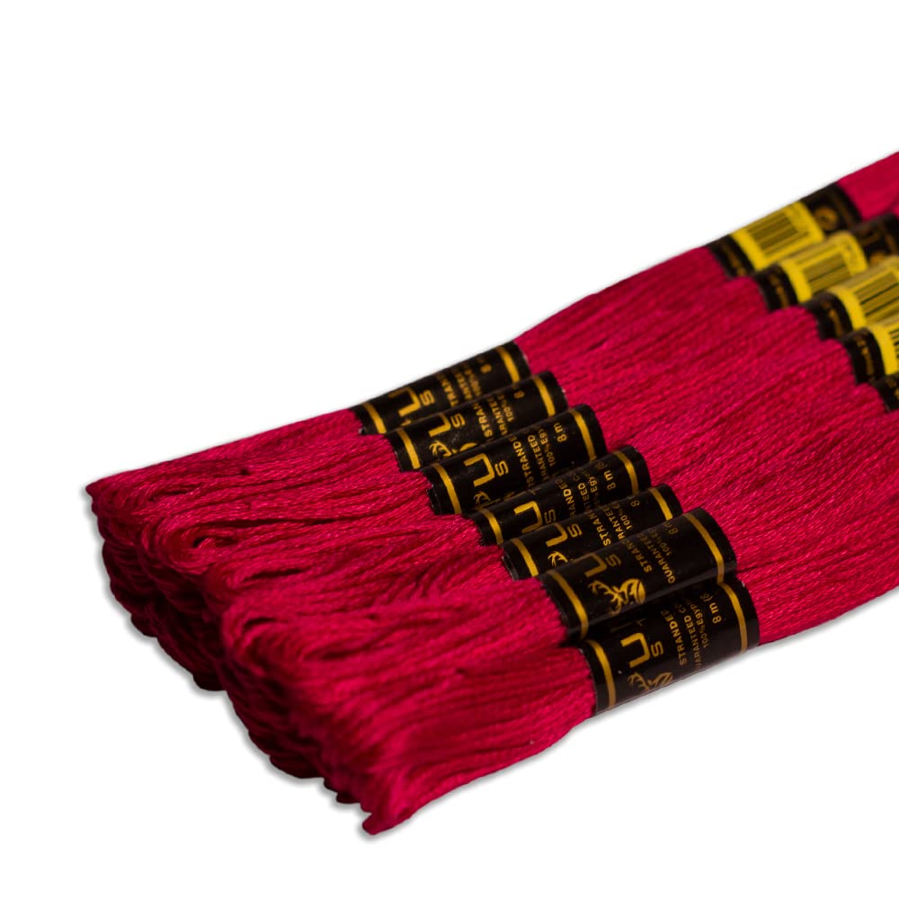 Premium Black Embroidery Thread - 12 Skeins -13