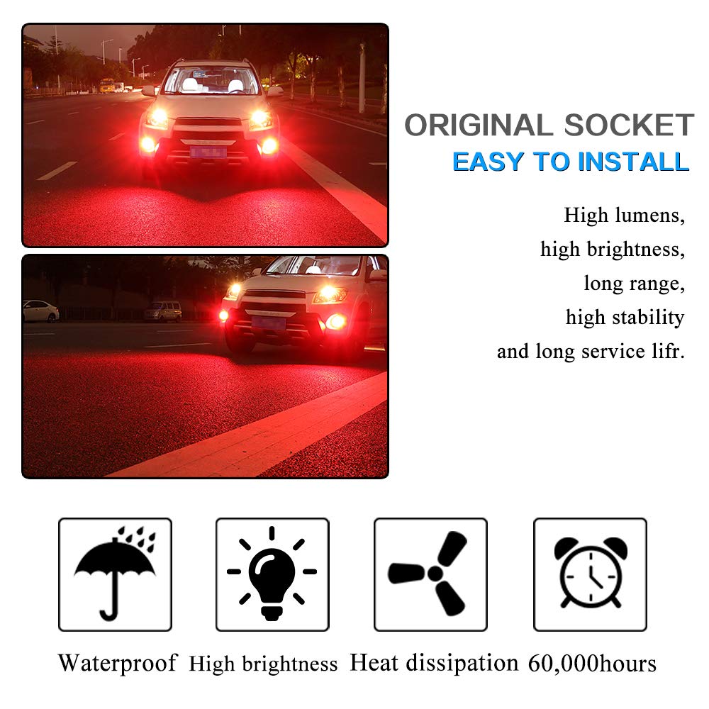 F200 フォグランプ 赤 F200 フォグランプ 赤 ジュエルLEDヘッド