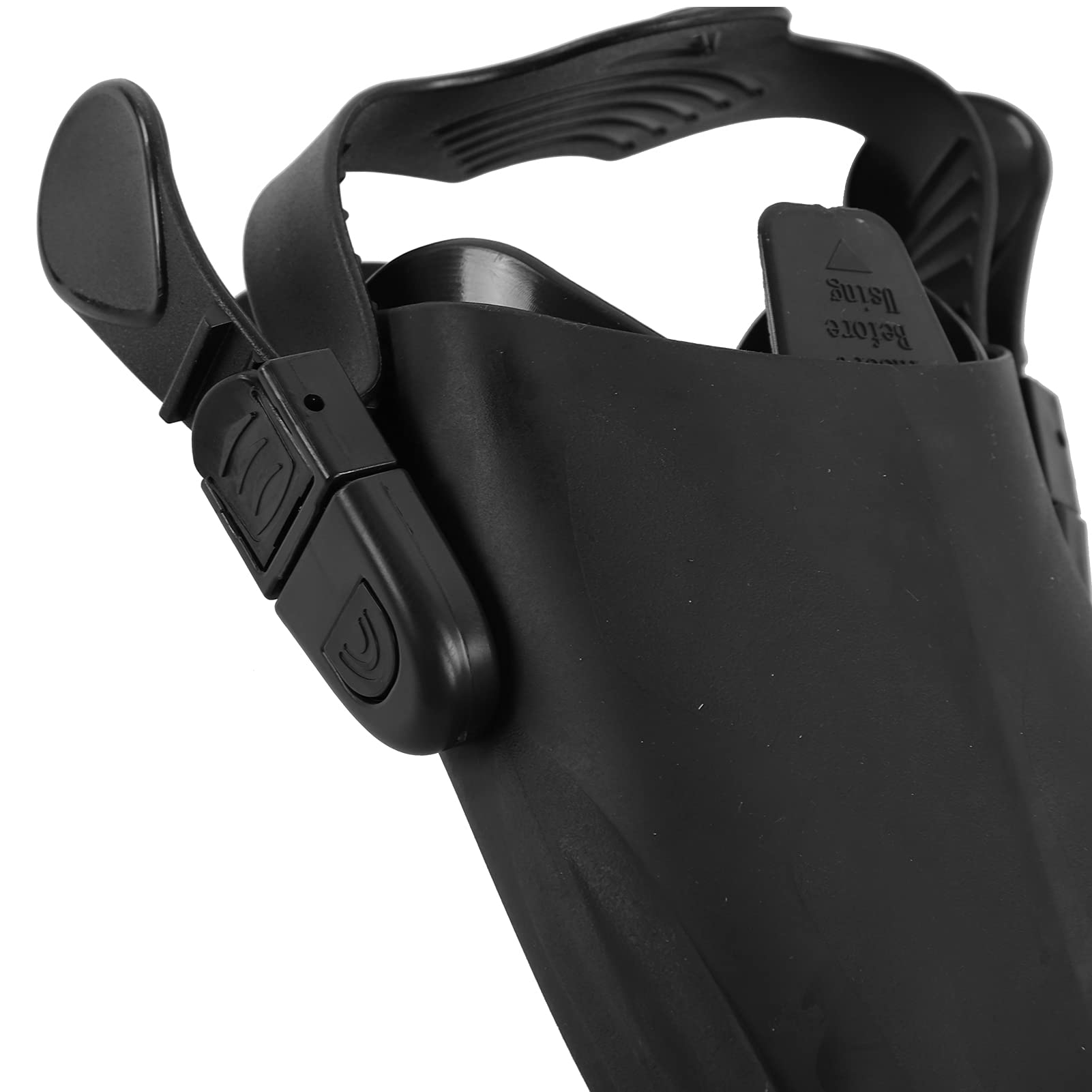 Aletas de natación Ajustables Talón Abierto Aletas de Buceo largas Equipo de Snorkel para Adultos Nadadores Profesionales TPR PP Material 550 810 g