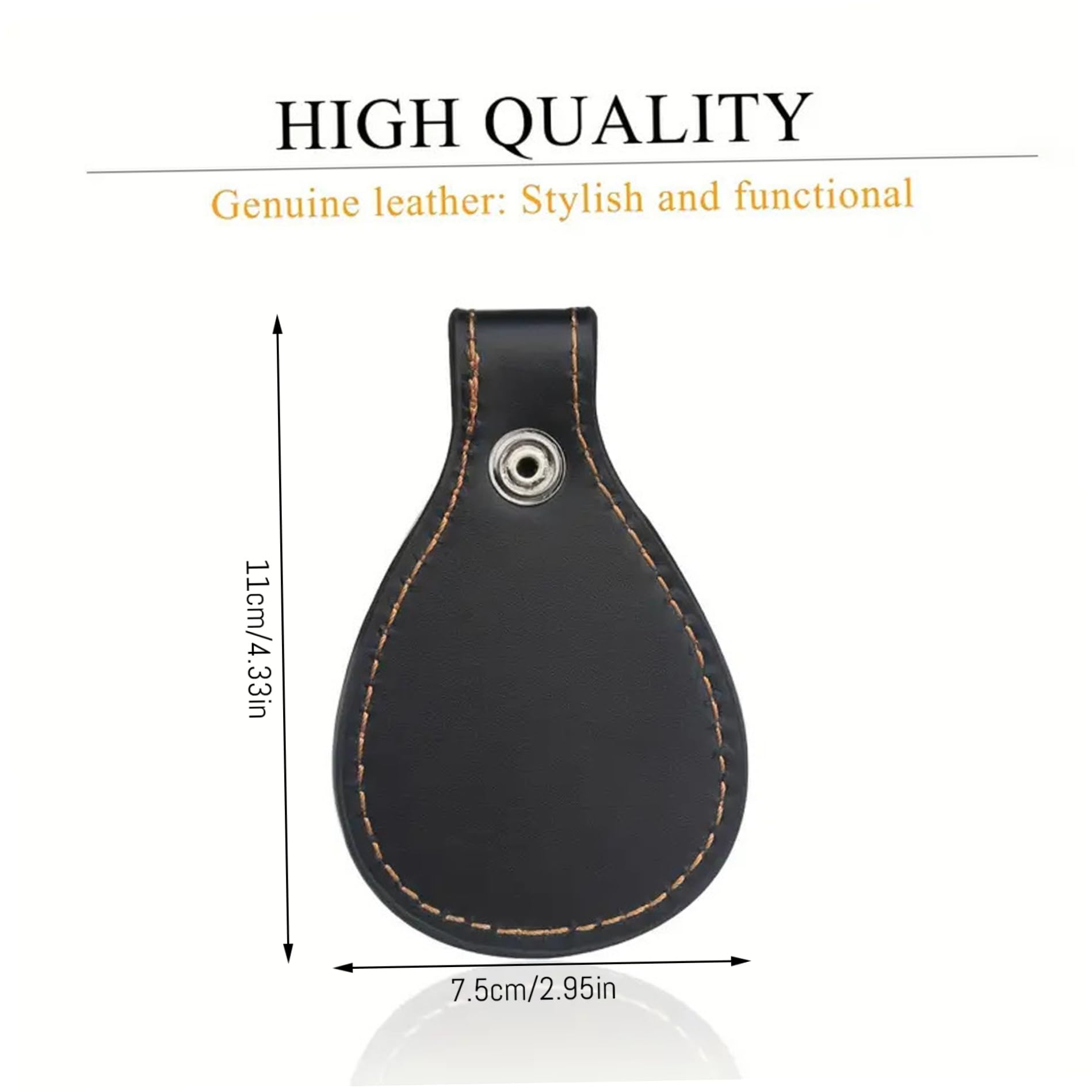 Soporte para Tiro, Soporte para Pistola Antideslizante de Cuero PU 3x4 con botón de presión de Metal, Accesorios para Zapatos extraíbles y Lavables para Accesorios de Escopeta de Caza y Tiro al Aire