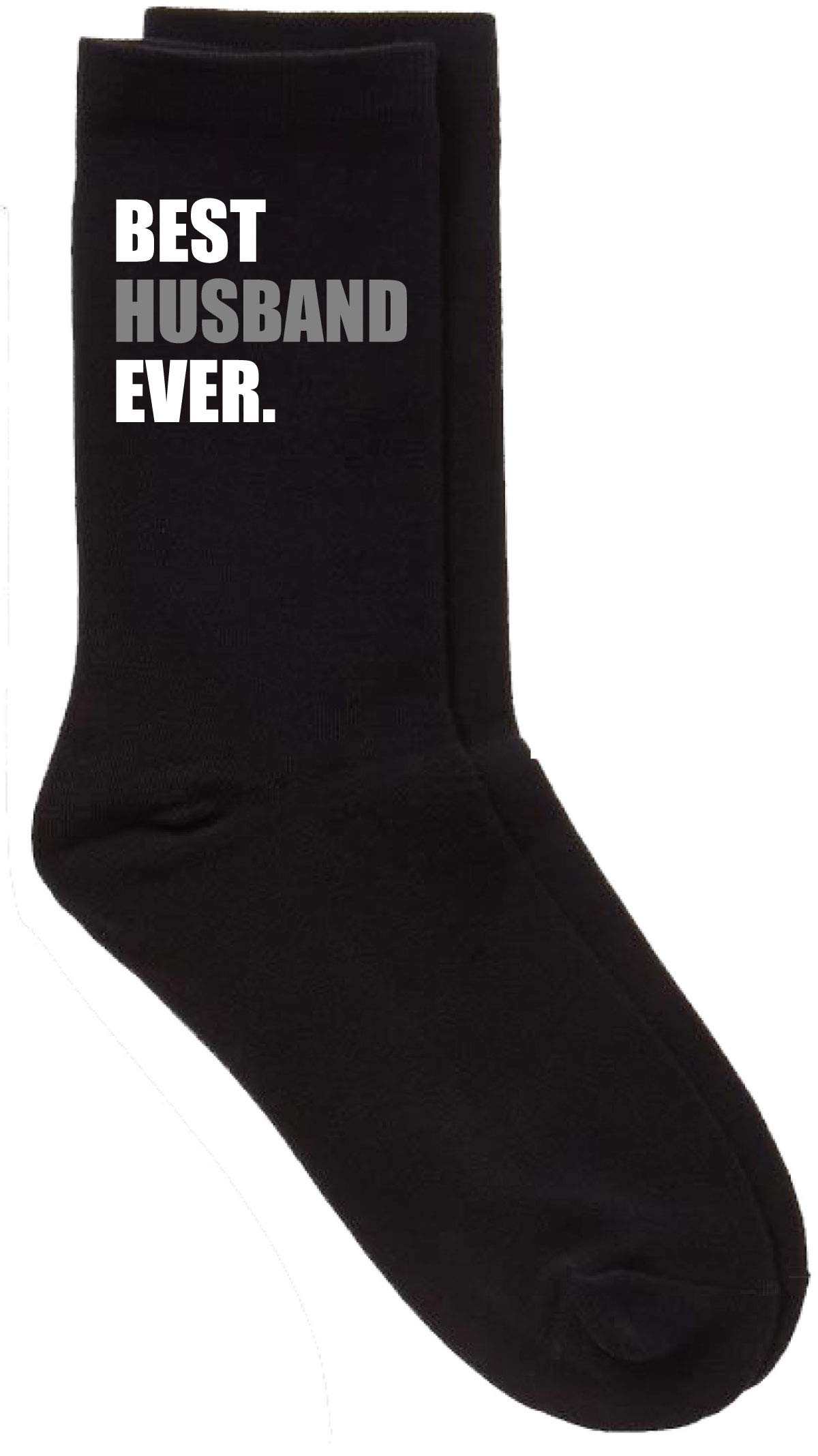60 Second Makeover Limited Mens Best Husband Ever V2 Black Calf Socks Valentines Day Husband Birthday Gifts Anniversary For Him From Wife Present Black Socks One Size