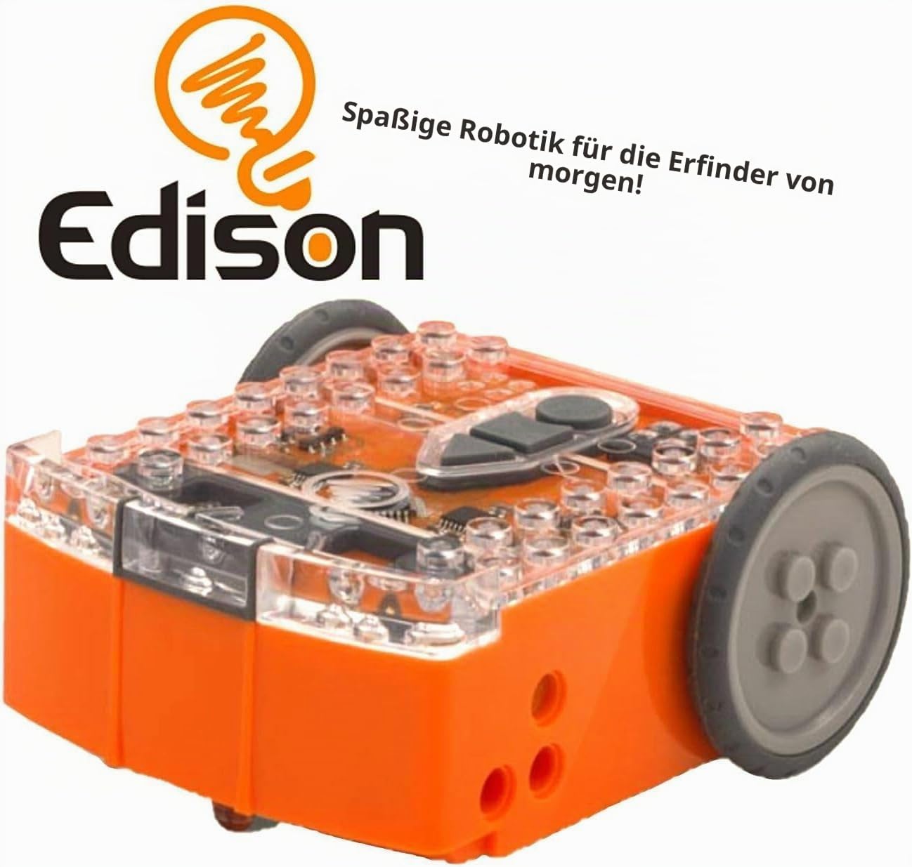 Contempo Views Edison Robot V3 Kompatibler Lernroboter: Anpassbarer und programmierbarer Roboter für Kinder, Studenten, Bibliotheken, Schulen