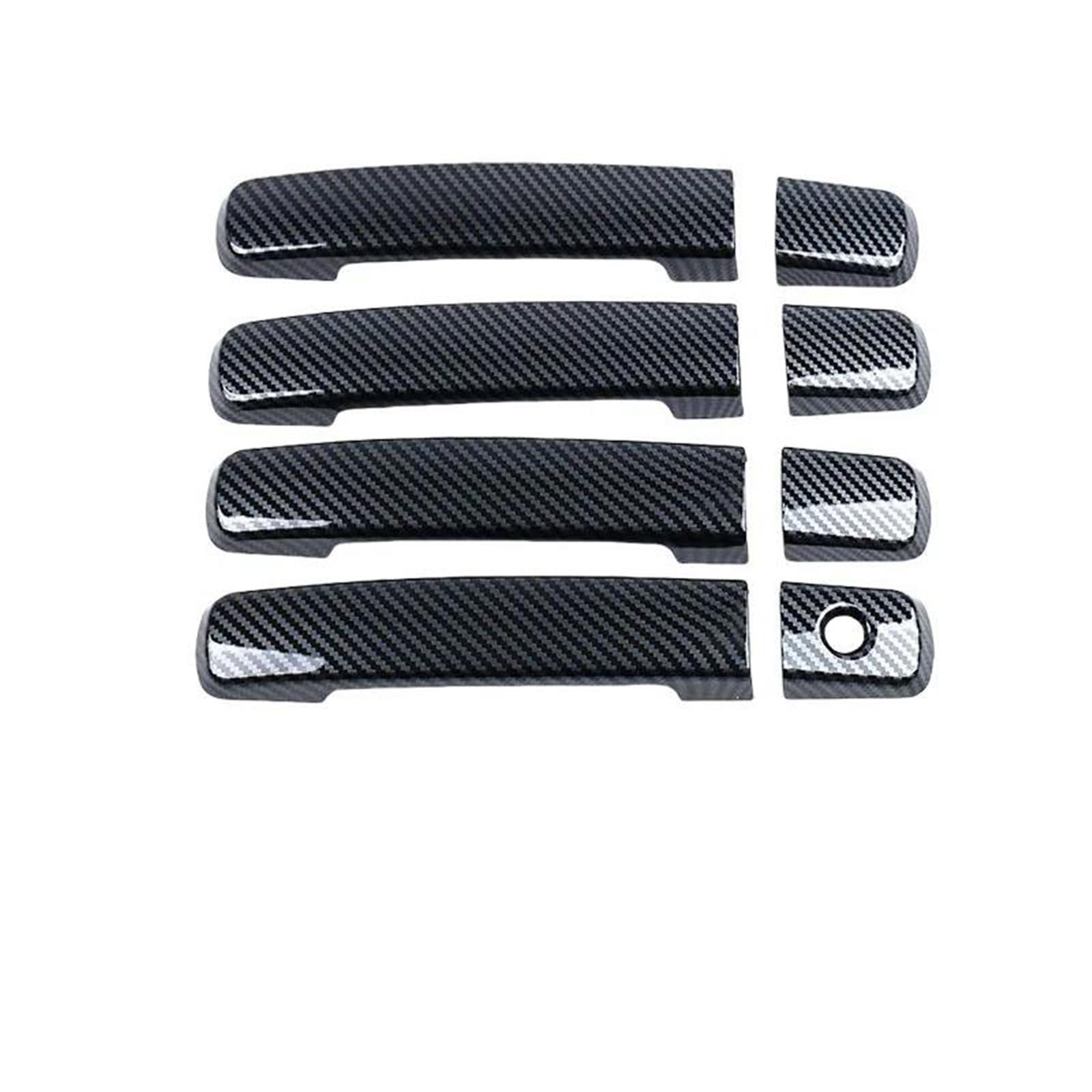 KJHOPY Car Exterior Door Handle Cover Sticker Decorative for Infiniti Q40 G25 G37 2008 2009 2010 2011 2012 2013 2015(Style 8)