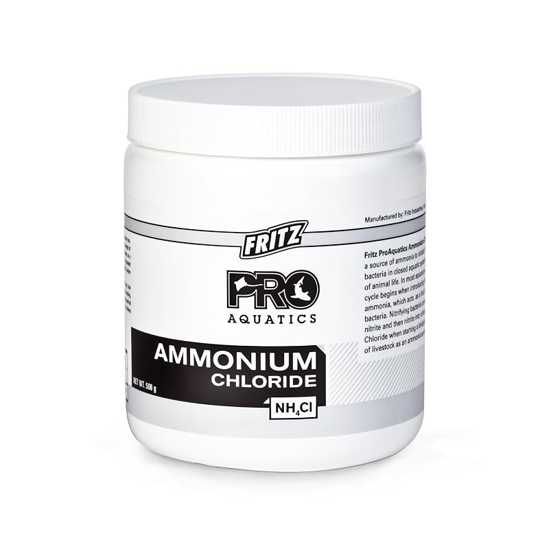Cloreto de Amônio Fritz Pro para Ciclagem sem Peixes em Aquário Fritz Aquatics, 500 g