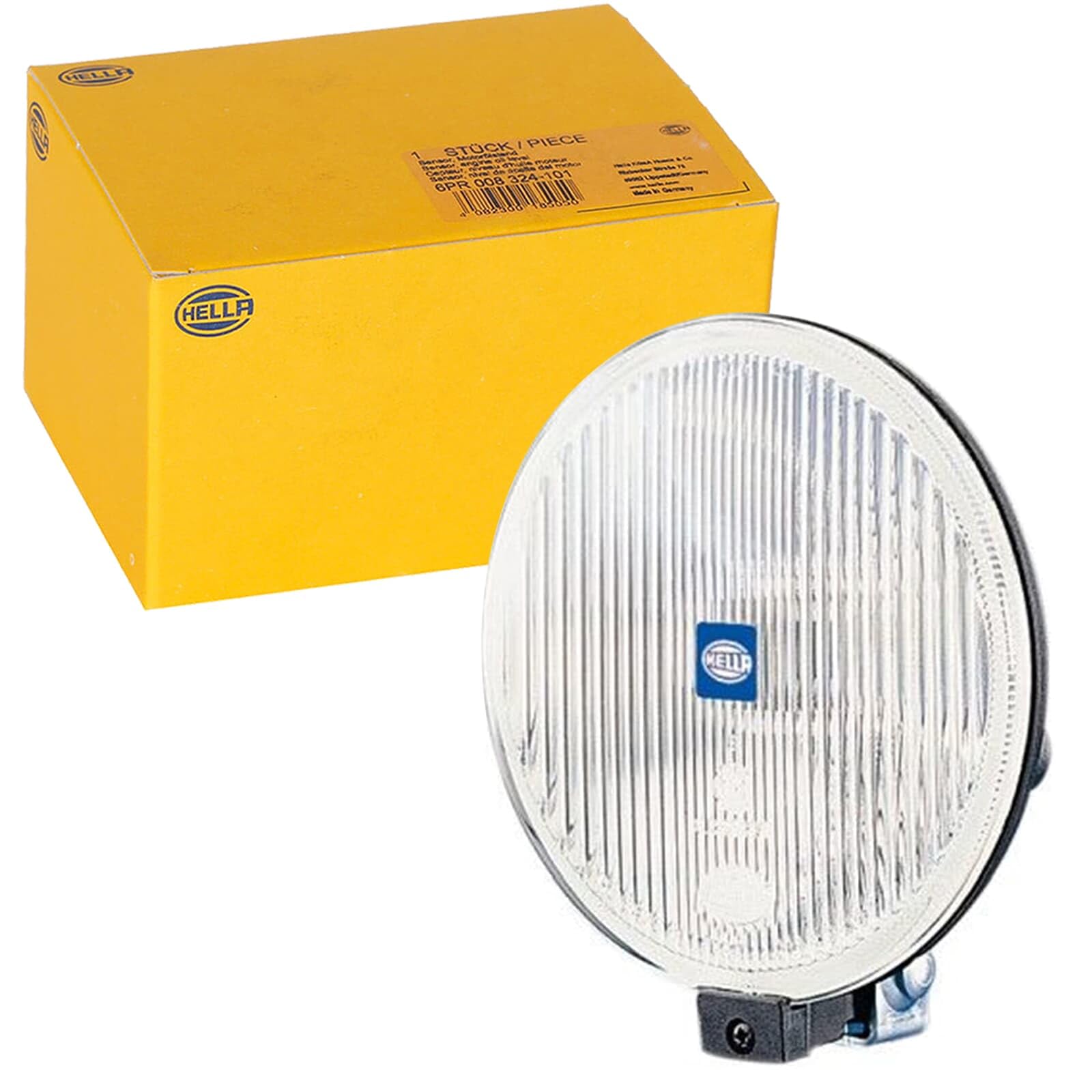HELLA Halogen Reflektor dalekosiężny Comet 500 12V/24V okrągły ryflowana szyba rozpraszająca 1F4 005 750-611
