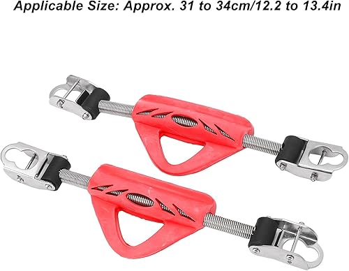 Miniatura 7 de Keenso 2 correas de resorte de aleta de buceo de doble uso de acero inoxidable para Jet Fin y OMS, correa de talón de resorte con hebillas, conexión