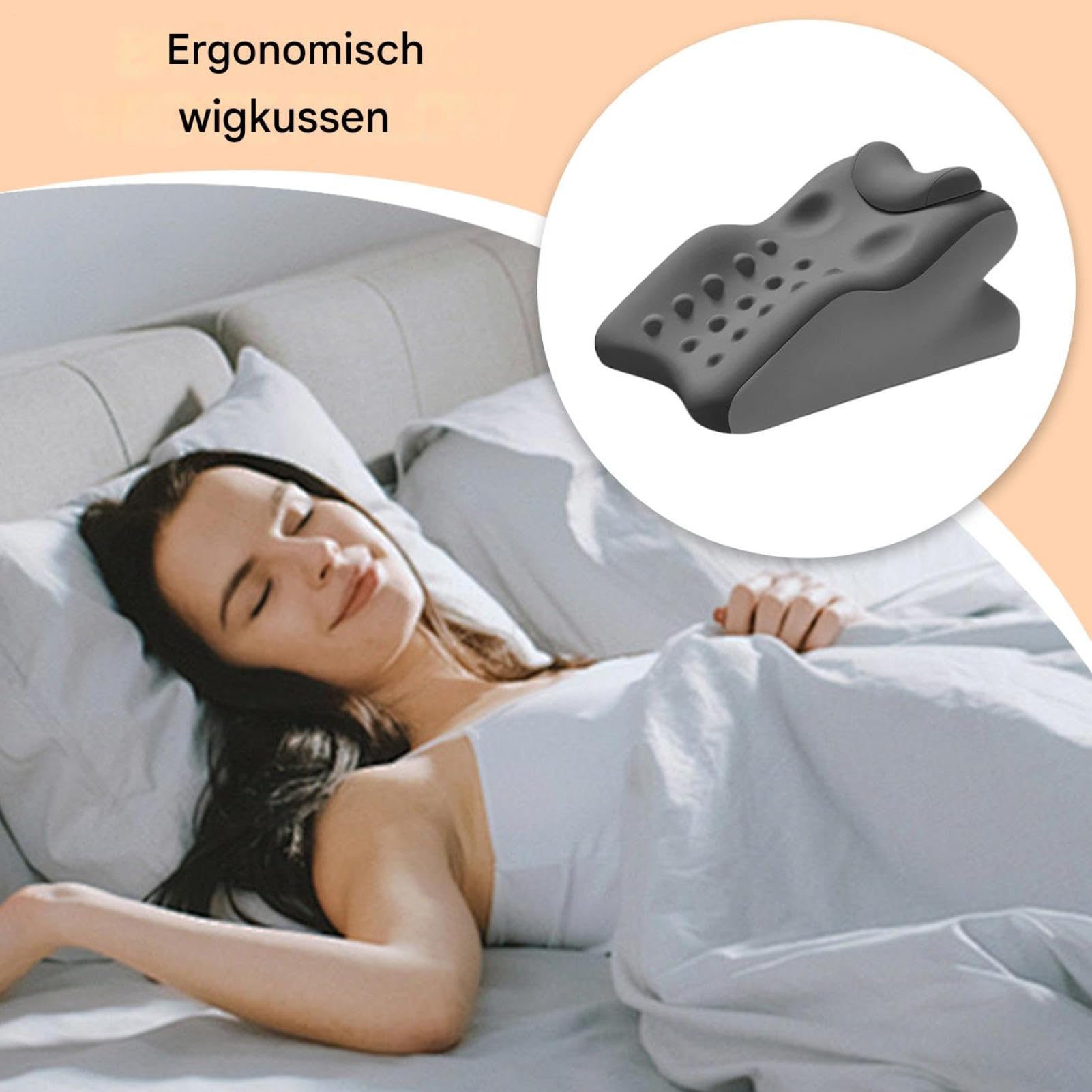Cojín de cama - Cojín para cama de cama, cojín de espuma de memoria, cojín de posicionamiento elevado, respaldo ortopédico con lavable desmontable para dormir de lado sentado leyendo pierna