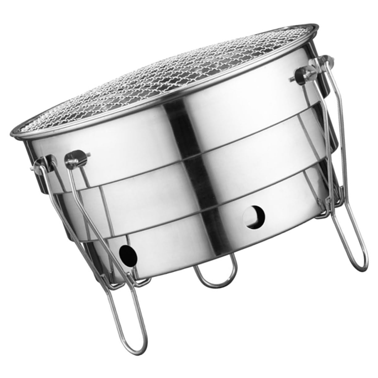 VANZACK Plancha Barbacoa Portátil Parrilla Inoxidable Para Camping Picnic y Fiestas El Jardín