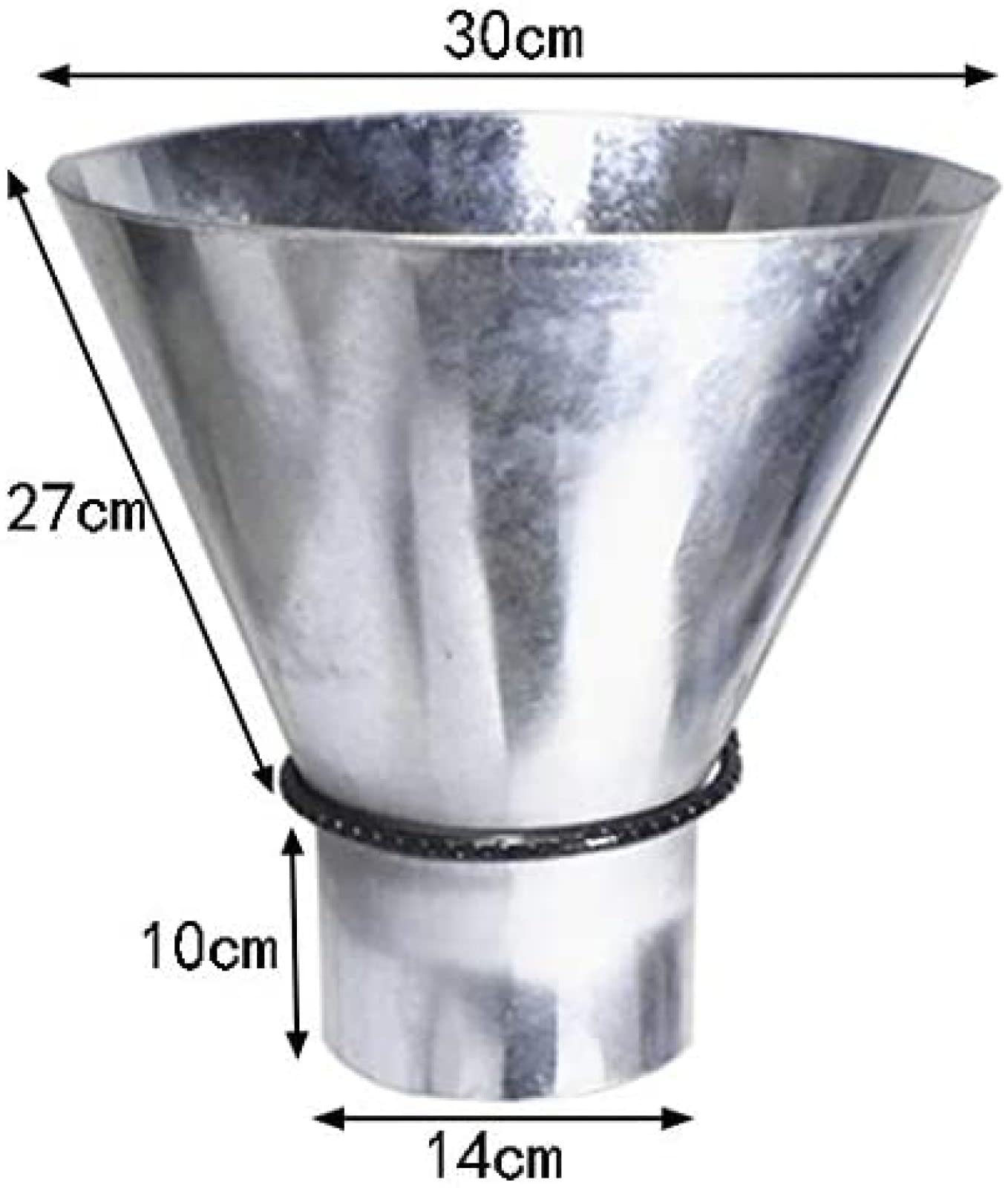 Amazon.co.jp: 304ステンレススチール製特大直径漏斗、油、食品の袋