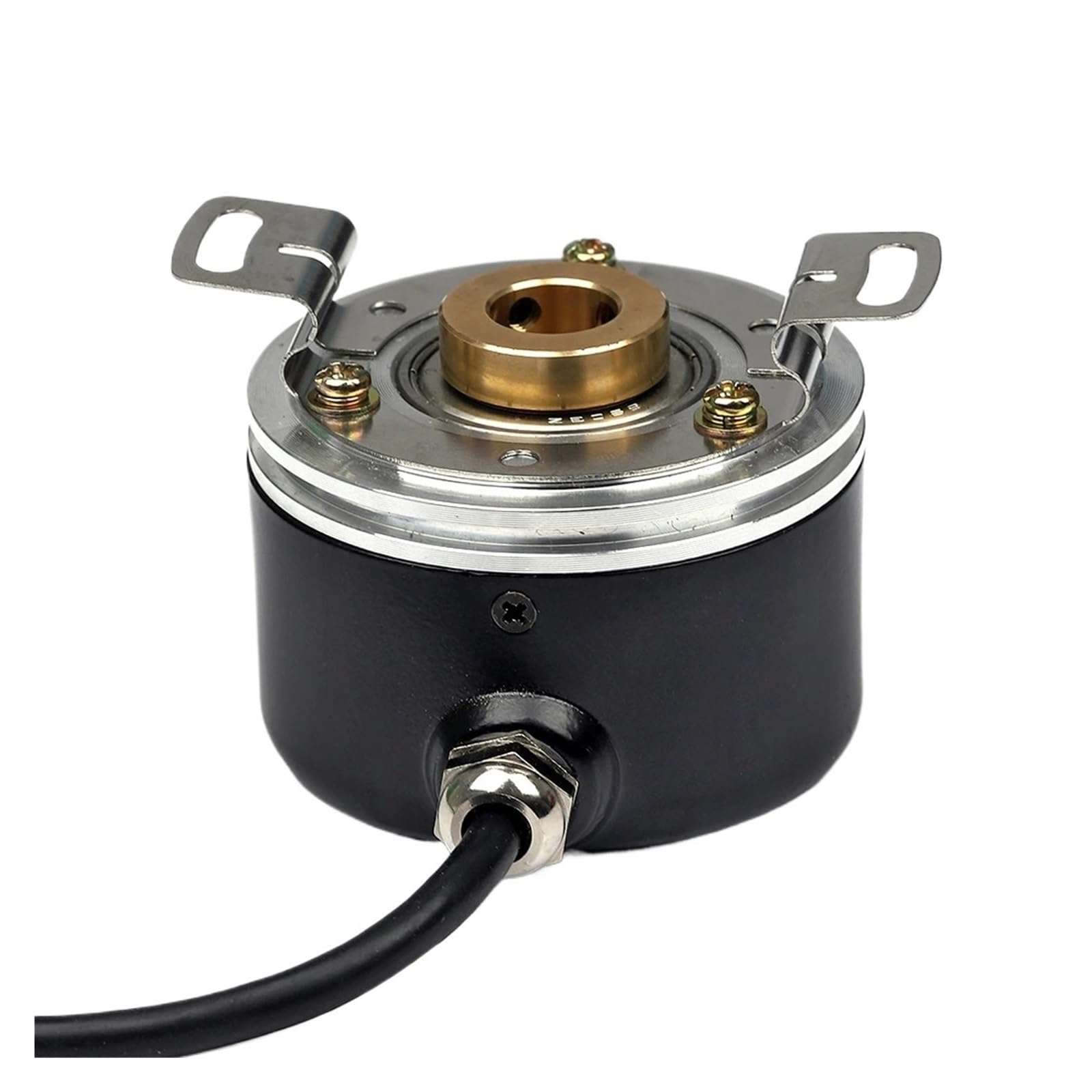 58 mm Inkrementaldrehgeber 12 Durchgangslochwelle Fotoelektrizität(5V Drive Output,512 PPR)