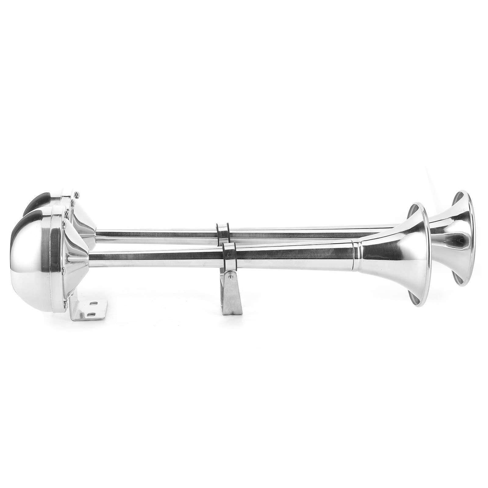 Bocina de Aire de Trompeta Doble, 12V, 125dB, Resistente Al Agua,