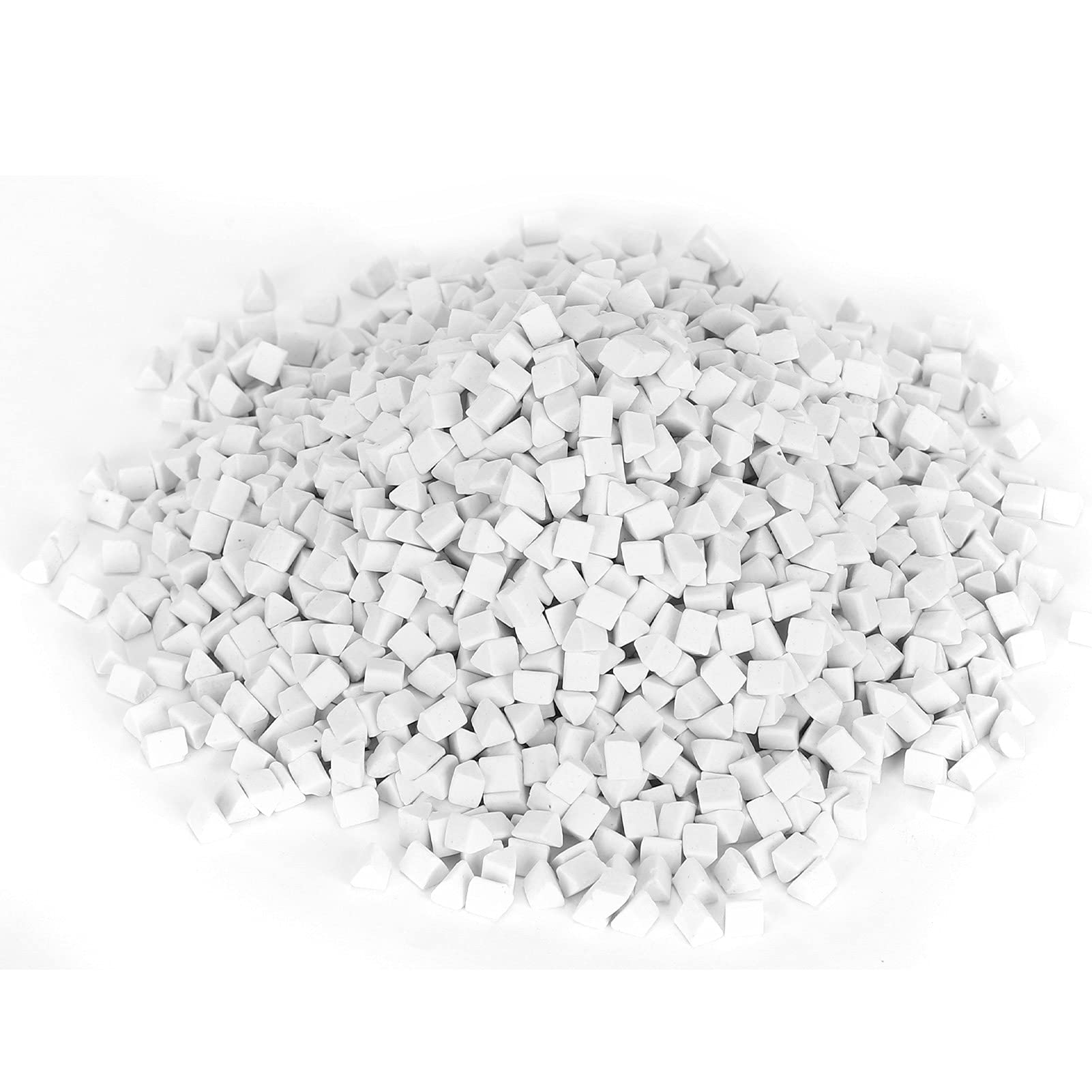 Polierendes Schleifmaterial, Keramikpellets, 1,3 kg, Keramik-Füllmittel, nicht scheuerndes, kleines Stein-Tumbling-Schmuckherstellungswerkzeug für Bowlder
