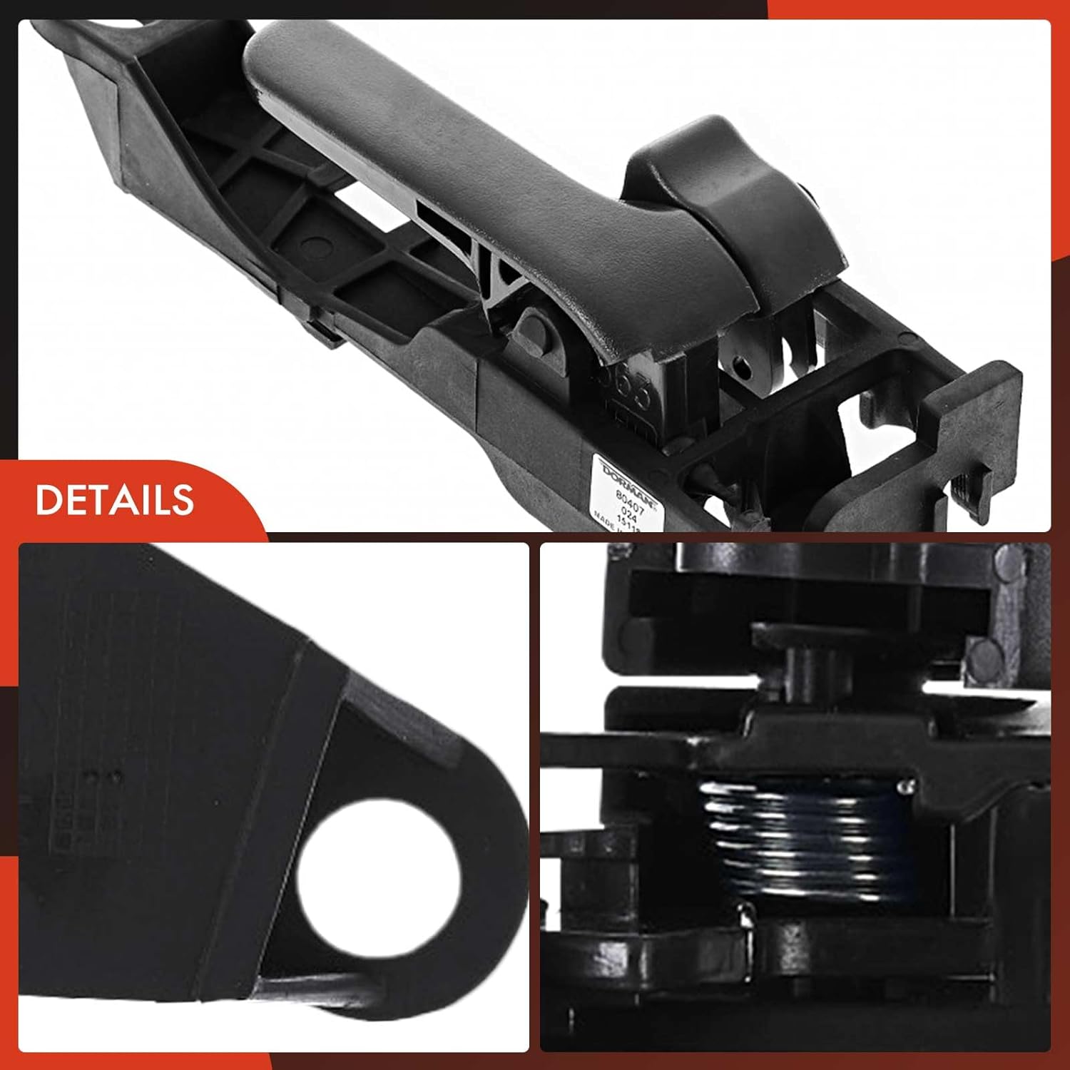 A-Premium Front Right Passenger Side Interior Door Handle Compatible with Toyota Solara 1999 2000 2001 2002 2003, Shadow Gray, Replace# 69205-06020-B0