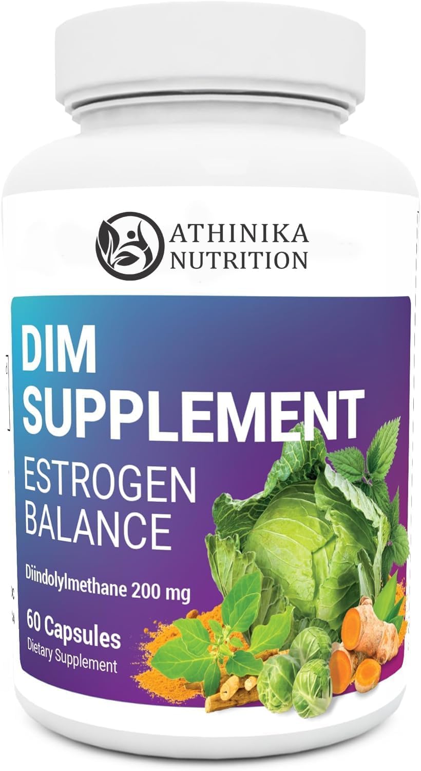 DIM Supplement Estrogen Balance - Original Estrogen Supplement for Women with Diindolylmethane for Menstrual Symptoms & Menopause Relief & Black Pepper for Enhanced Absorption - 60 Capsules-image-6