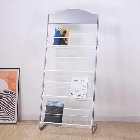 UHDUIG Prospektständer A4 5-stufig - Ordnung Für Wartezimmer & Empfang