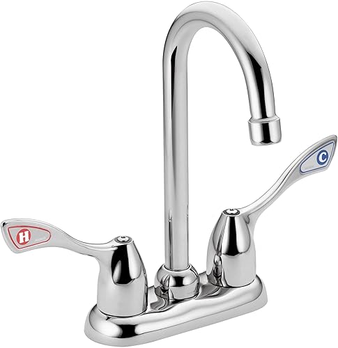 Moen 8938 Grifo comercial M-Bition para barradespensa 1.5 gpm, cromo, 0.5