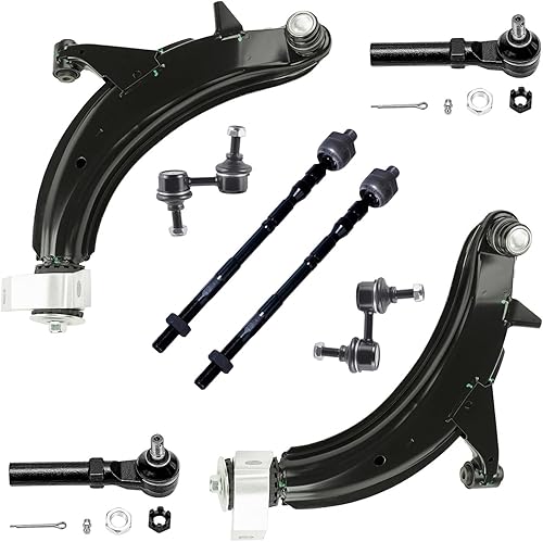Miniatura 22 de Detroit Axle - Kit de suspensión frontal de 8 piezas para Chevy Aveo Aveo5 Pontiac G3 Wave Wave5 Suzuki Swift+ 2 brazos de control inferiores con