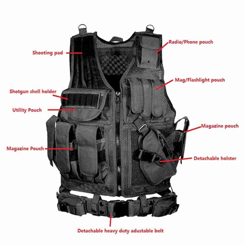 Military Equipment Airsoft Tactical Vest Hunting Vest for Wargame CS Training Paintball Airsoft Combat Protective Vest