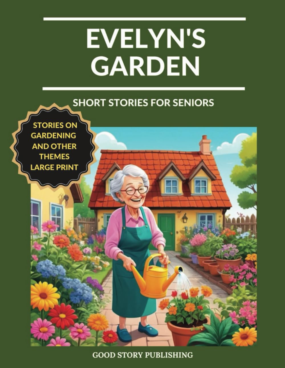 Evelyn's Garden - Heartwarming short stories for seniors: Large print short stories for seniors - Heartwarming short stories for Adults and the Elderly