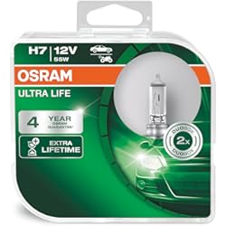 Faros Xenon Citroen C4 OSRAM ULTRA LIFE, Halógena H7, Duo Box