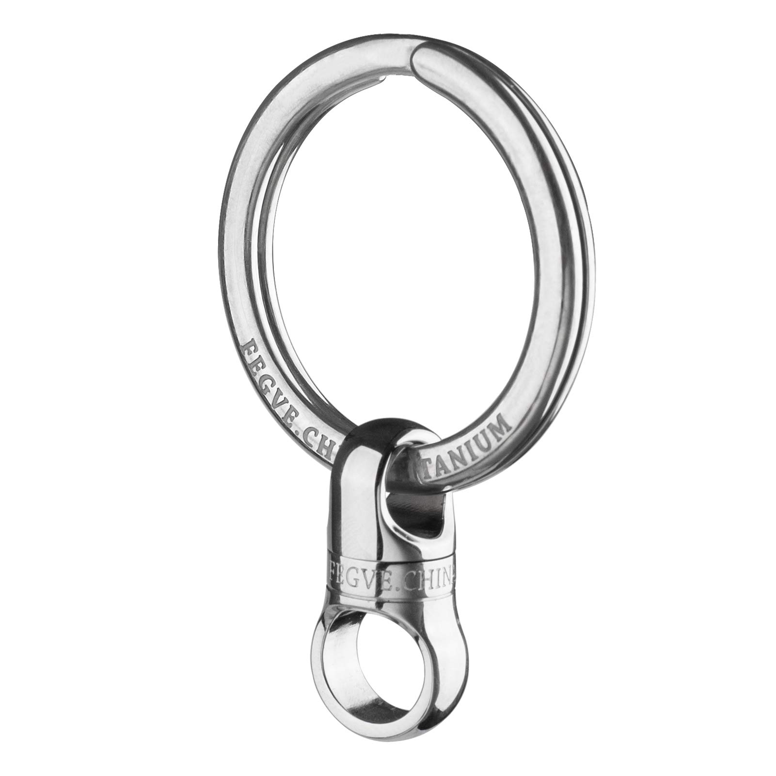 TISUR Key Chains Rings Connector with Detachable Keyring for Customizable Keychain Set, DIY Crafts