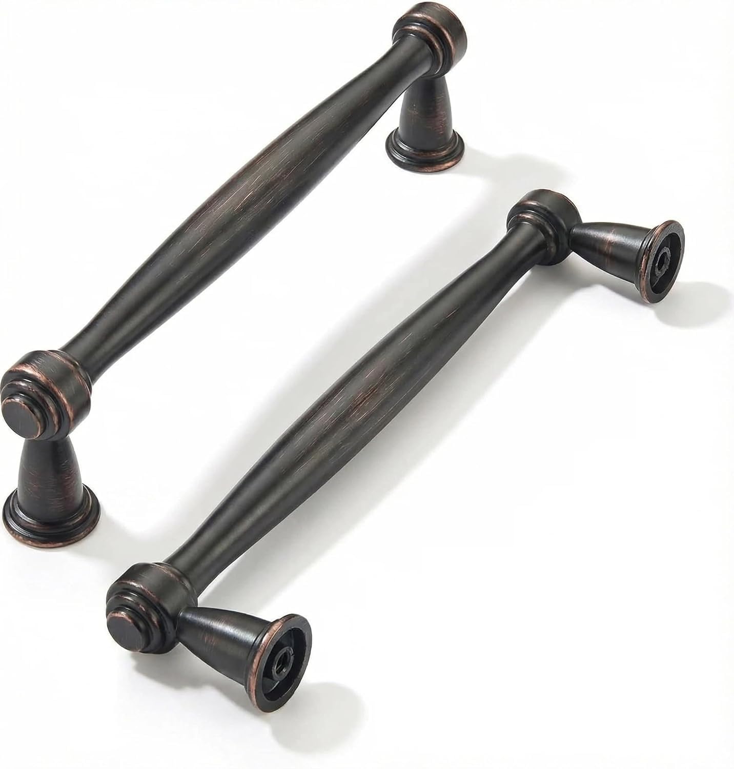 Khtumeware - 80212 Oil Rubbed Bronze Cabinet Pulls CTC 4 in (102 mm) 10 Pack