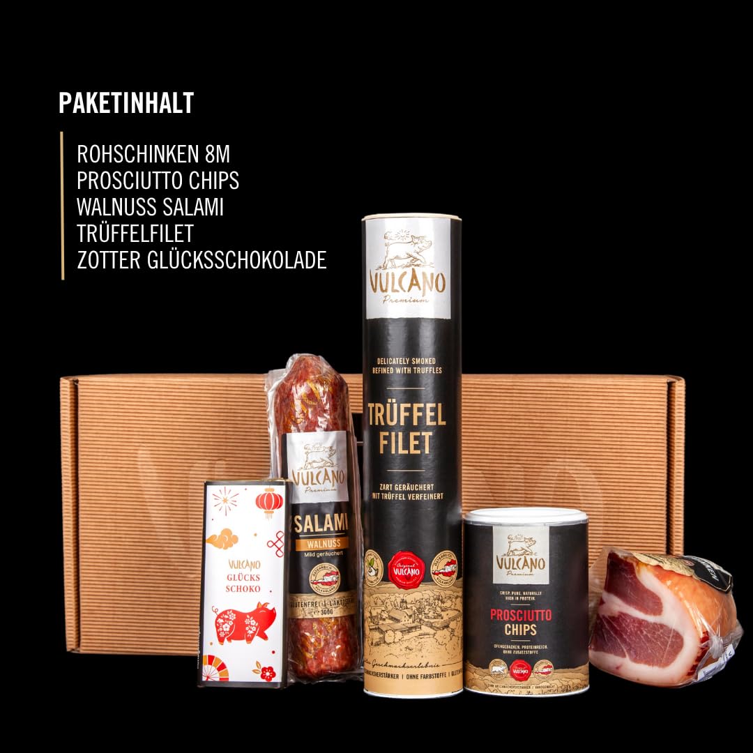Geschenkbox Deluxe, Geschenk mit feinen Delikatessen, als Geschenk verpackt, Ideal für Genießer und Gourmets, tolles Geschenk für Männer und Frauen