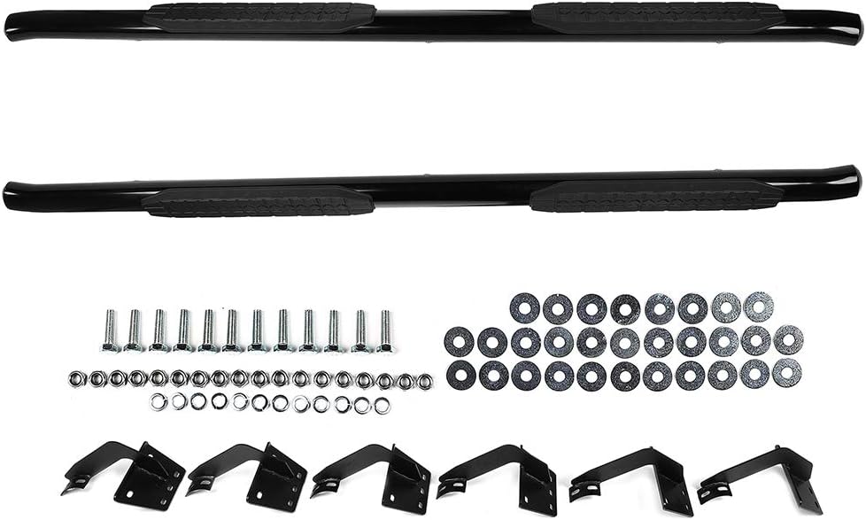 SCITOO Running boards Compatible with 2019-2020 For Dodge For Ram 1500 Side Step Nerf Bars(Aluminum Alloy ABS Plastic Cement)