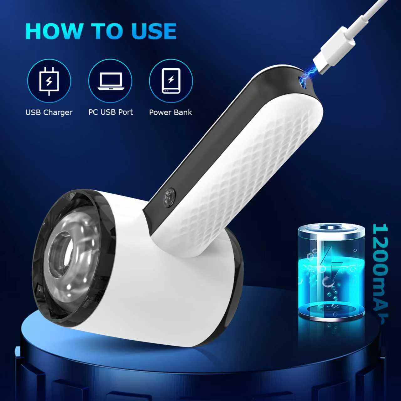 Toy with Powerful Thrusting Rotating Modes for Stimulation,Electric_Male_masturbators_Men's Adult Toys for man 10 Speed Stimulator for men C9H0T1-K12 — view 4